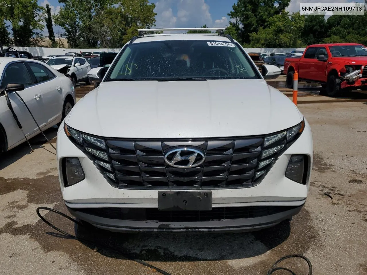 2022 Hyundai Tucson Sel VIN: 5NMJFCAE2NH109713 Lot: 61083564