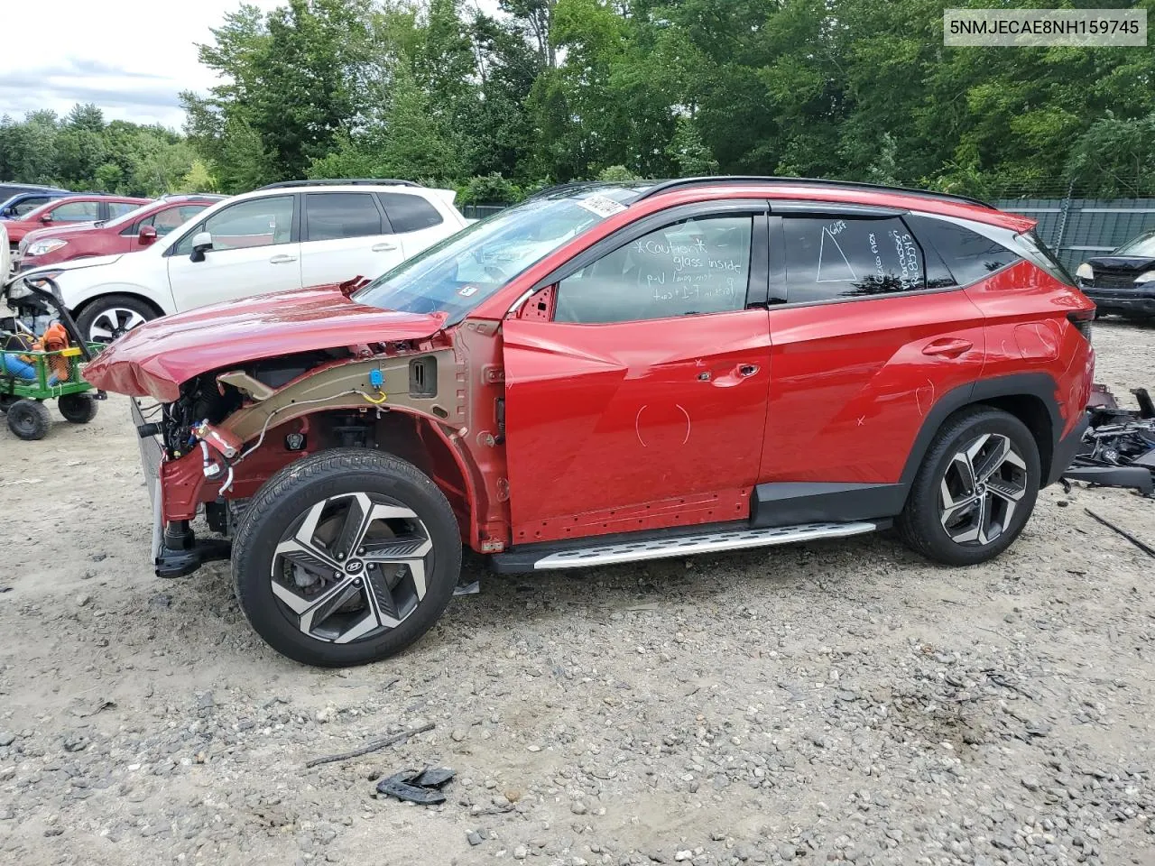 2022 Hyundai Tucson Limited VIN: 5NMJECAE8NH159745 Lot: 61982704