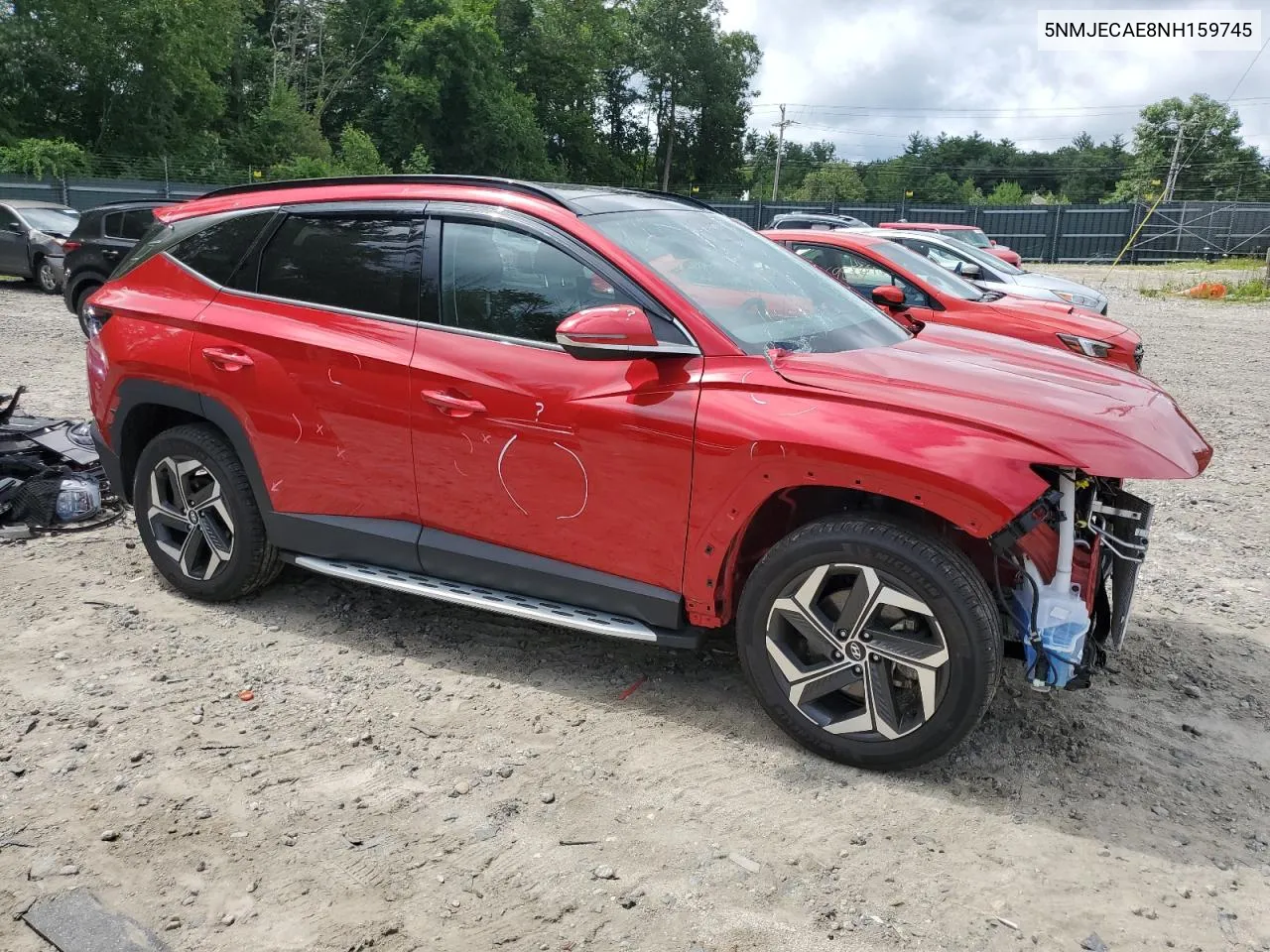 2022 Hyundai Tucson Limited VIN: 5NMJECAE8NH159745 Lot: 61982704