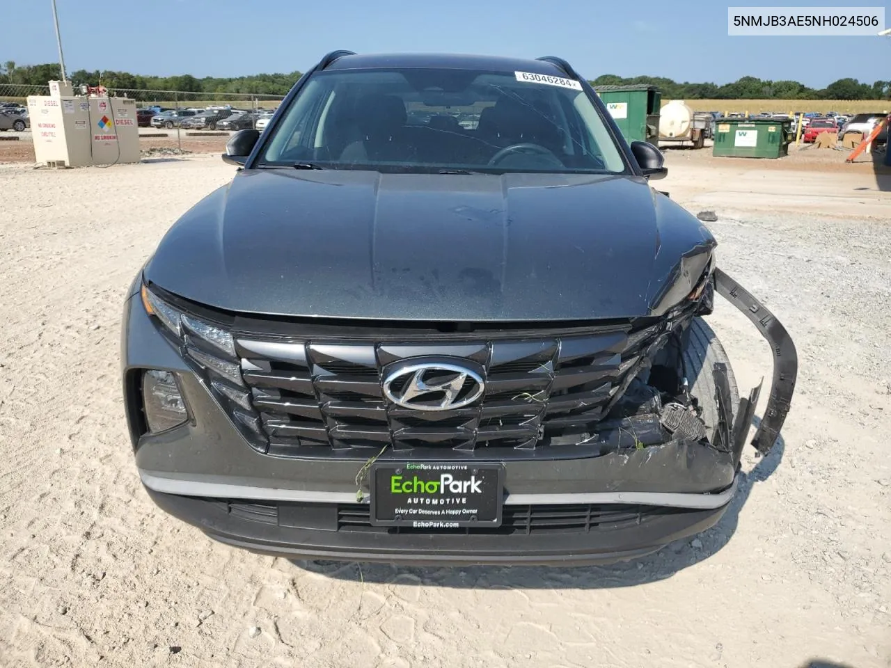 2022 Hyundai Tucson Sel VIN: 5NMJB3AE5NH024506 Lot: 63046284