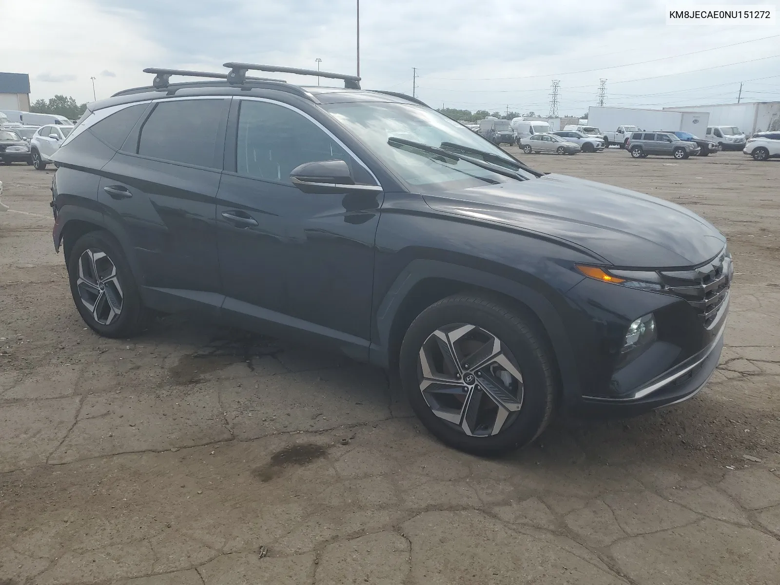 2022 Hyundai Tucson Limited VIN: KM8JECAE0NU151272 Lot: 63874644