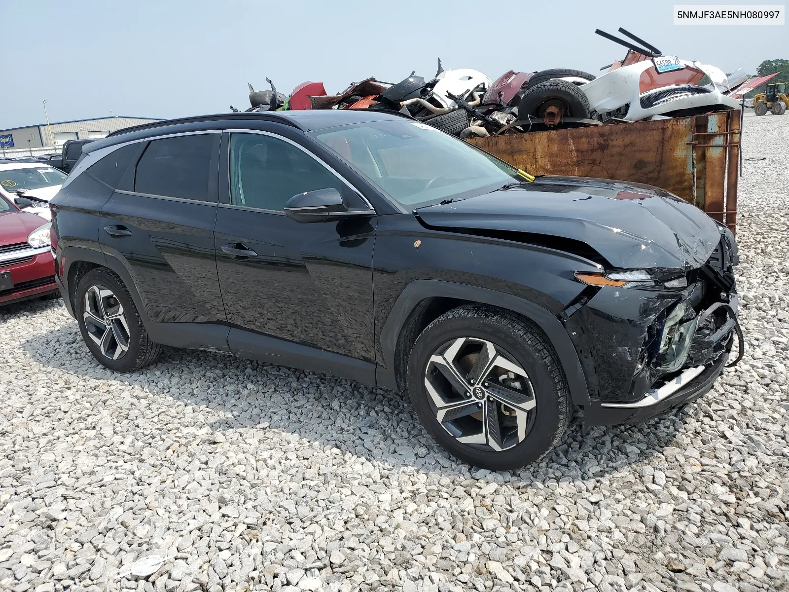 2022 Hyundai Tucson Sel VIN: 5NMJF3AE5NH080997 Lot: 64096974