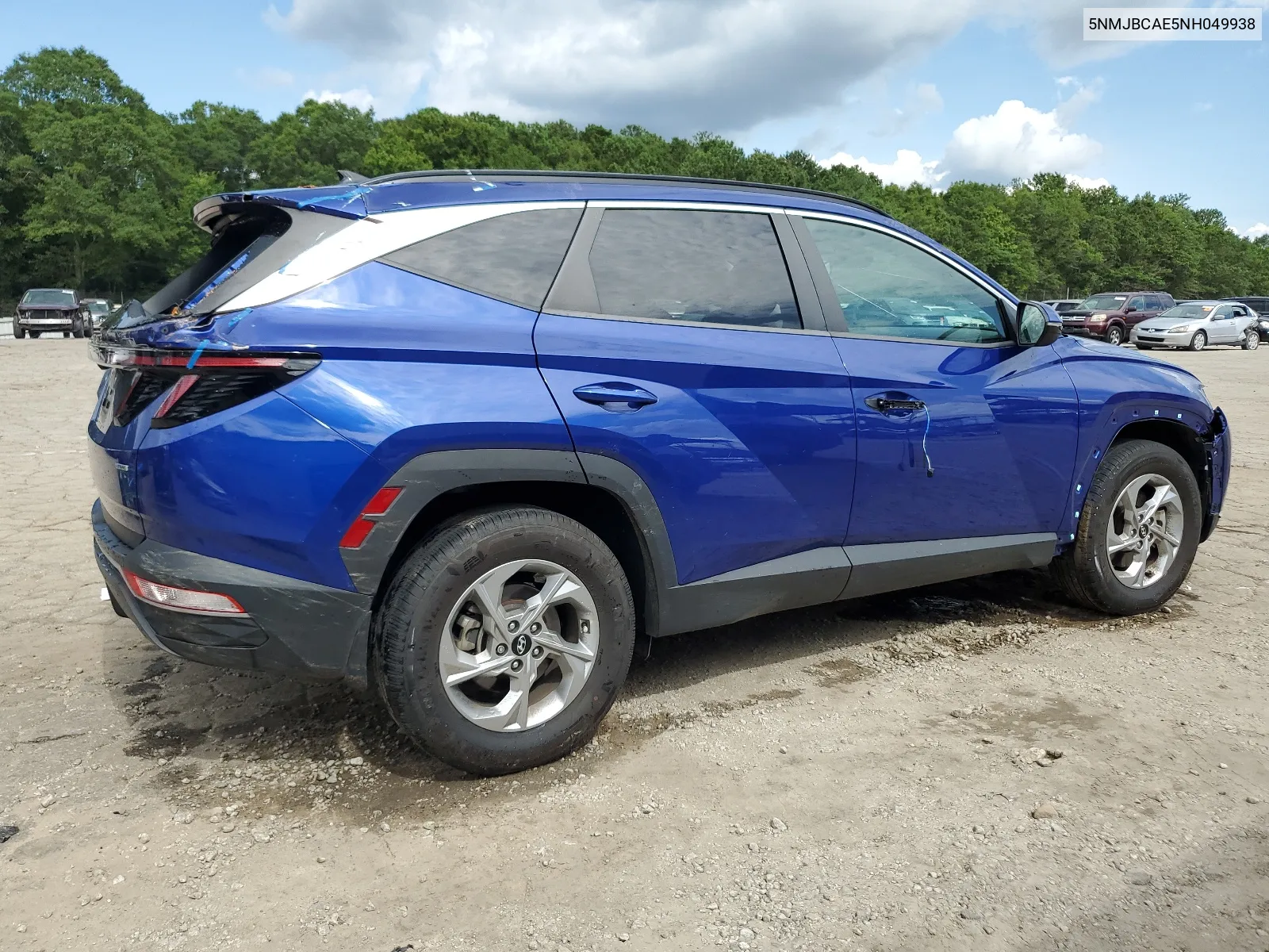 2022 Hyundai Tucson Sel VIN: 5NMJBCAE5NH049938 Lot: 64674204