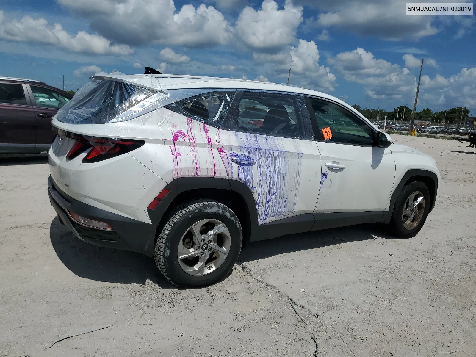 2022 Hyundai Tucson Se VIN: 5NMJACAE7NH023019 Lot: 64854244