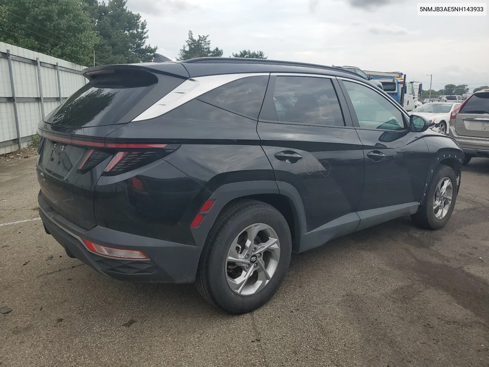 2022 Hyundai Tucson Sel VIN: 5NMJB3AE5NH143933 Lot: 65158054