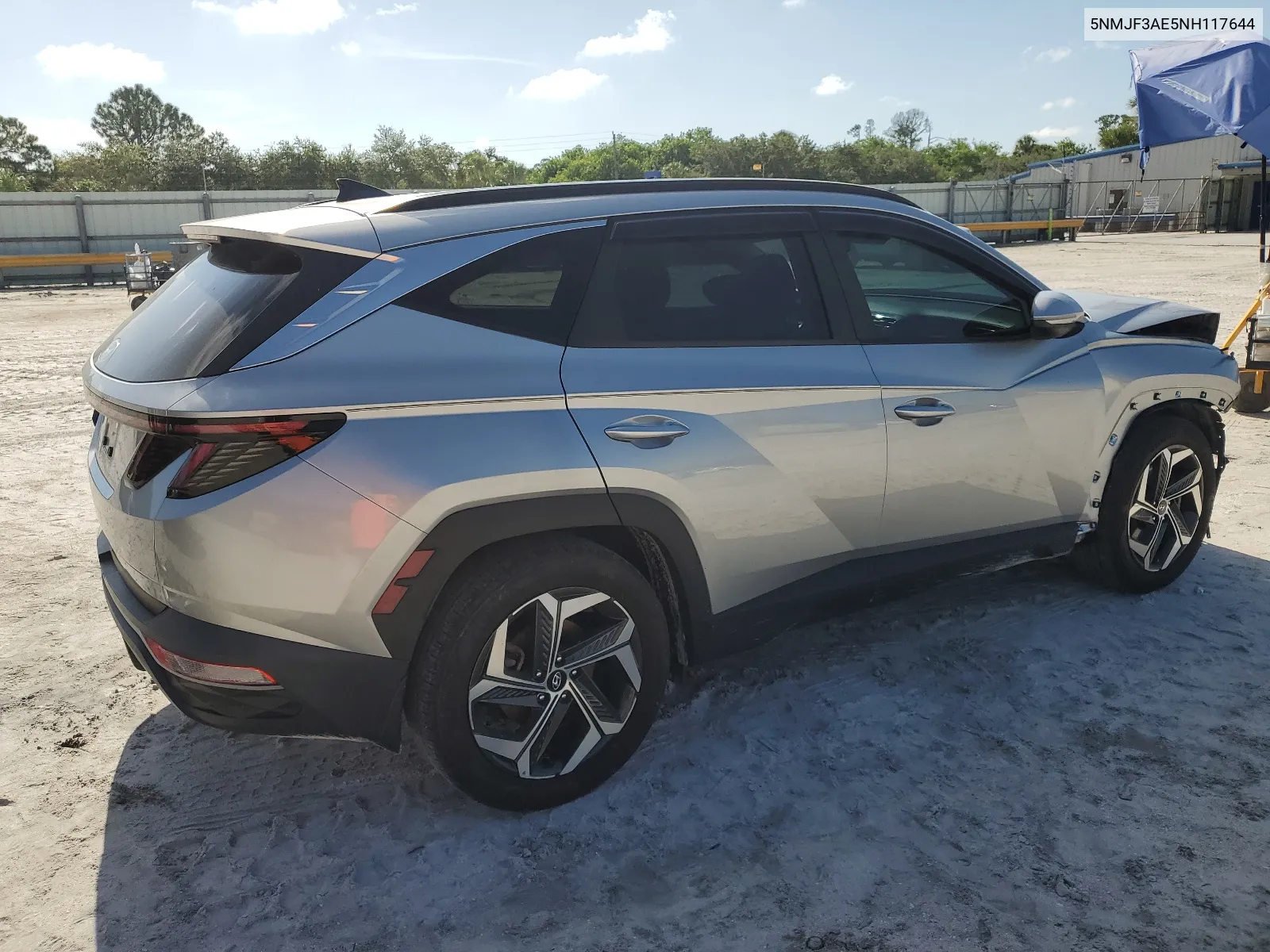 2022 Hyundai Tucson Sel VIN: 5NMJF3AE5NH117644 Lot: 65653124