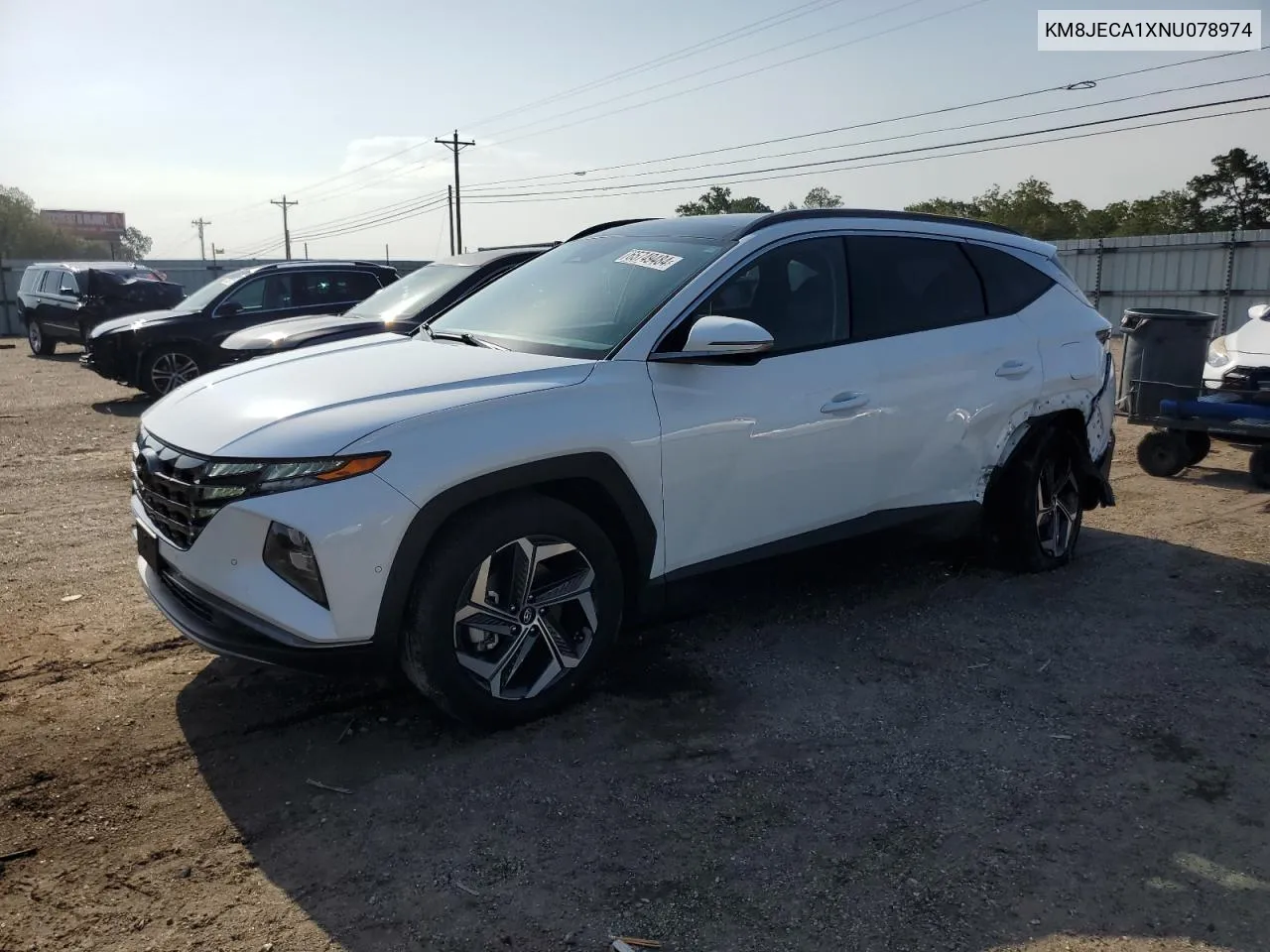 2022 Hyundai Tucson Limited VIN: KM8JECA1XNU078974 Lot: 65749484