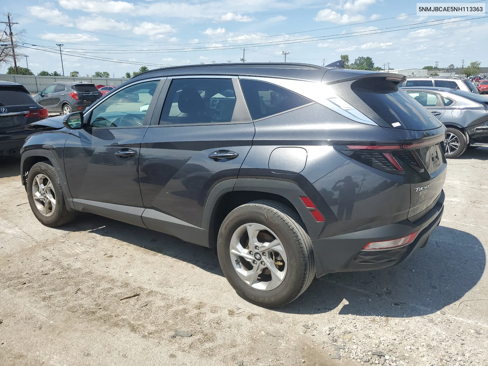 2022 Hyundai Tucson Sel VIN: 5NMJBCAE5NH113363 Lot: 66142094