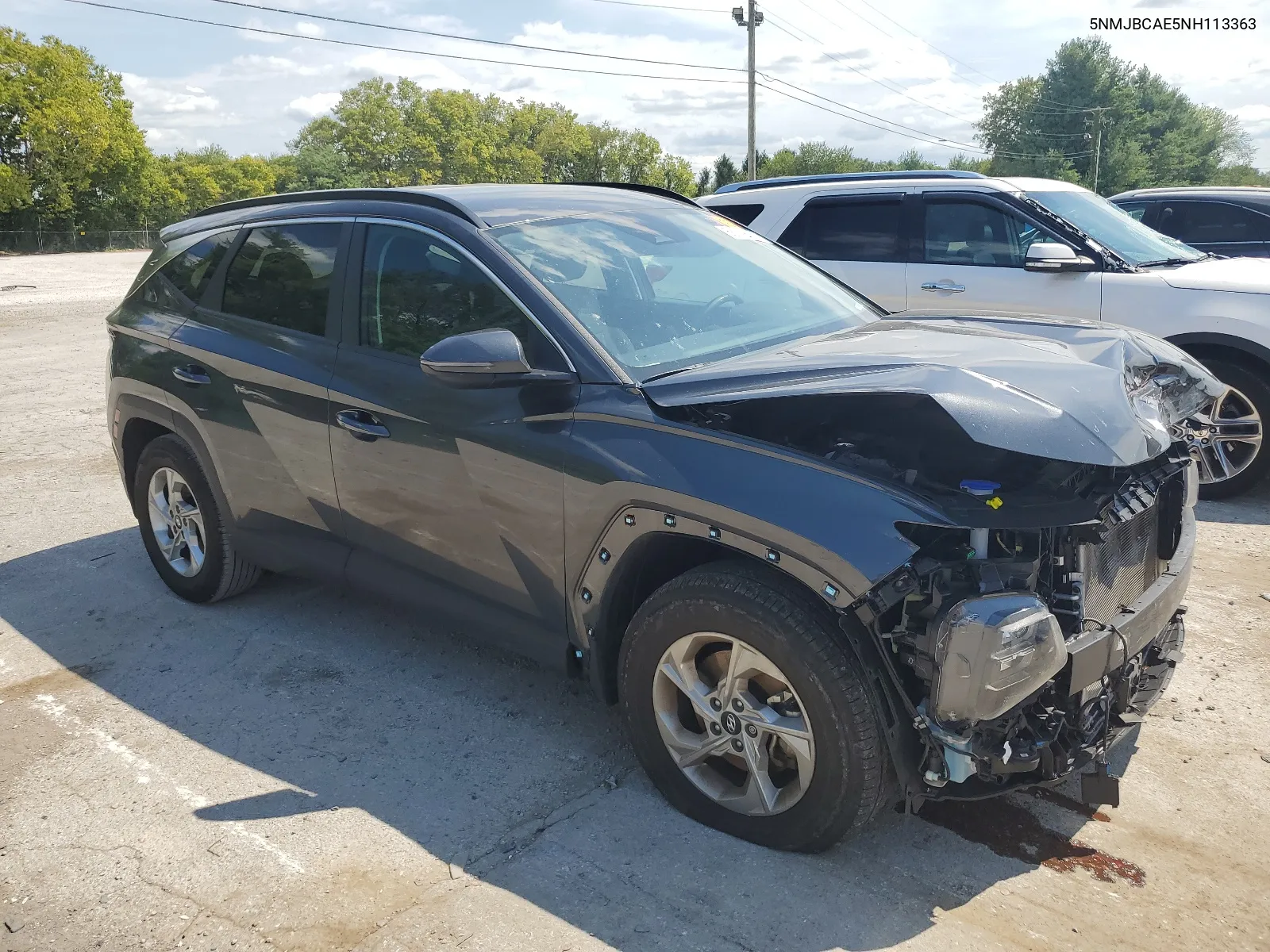 2022 Hyundai Tucson Sel VIN: 5NMJBCAE5NH113363 Lot: 66142094