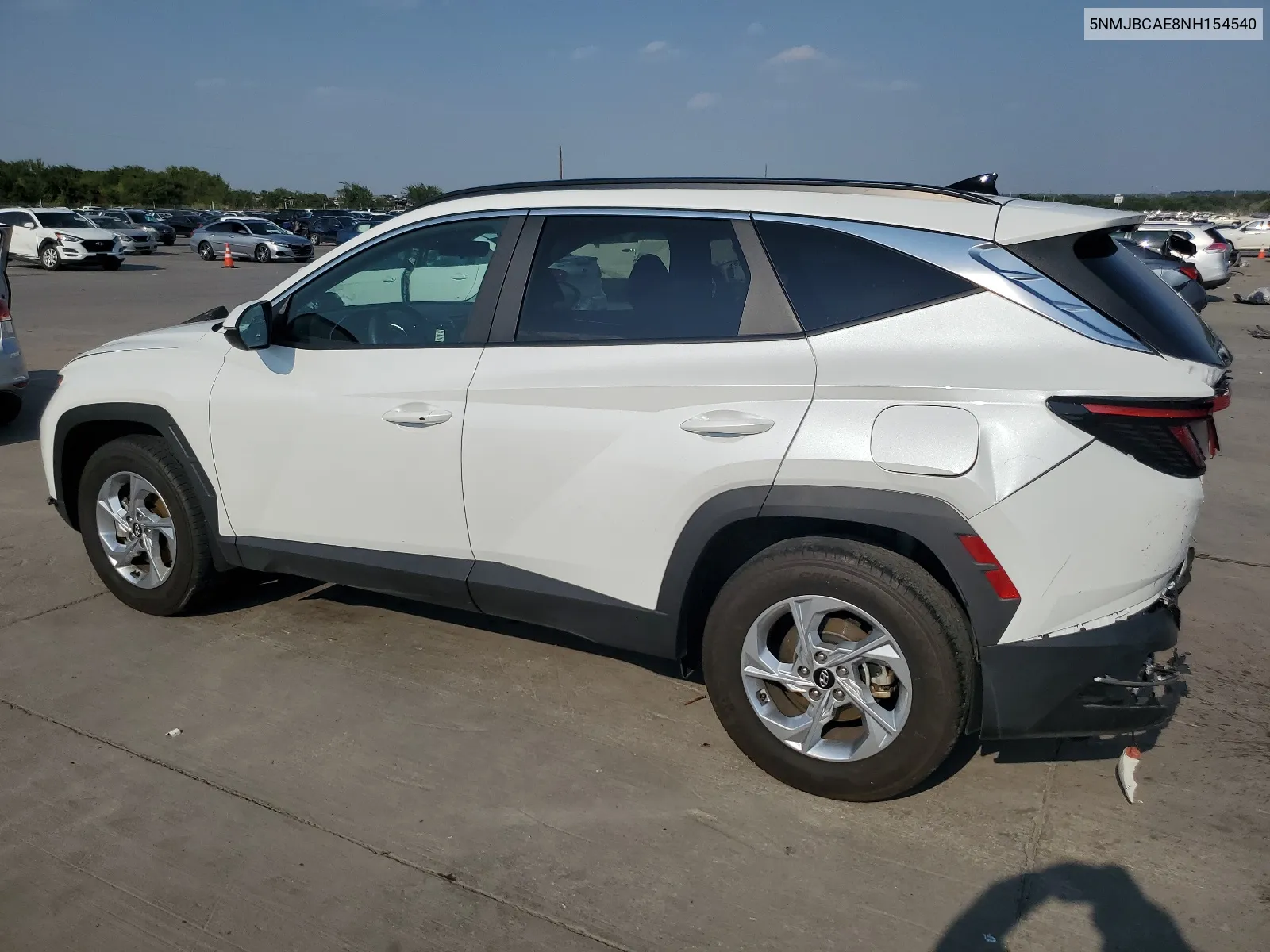 2022 Hyundai Tucson Sel VIN: 5NMJBCAE8NH154540 Lot: 66343494