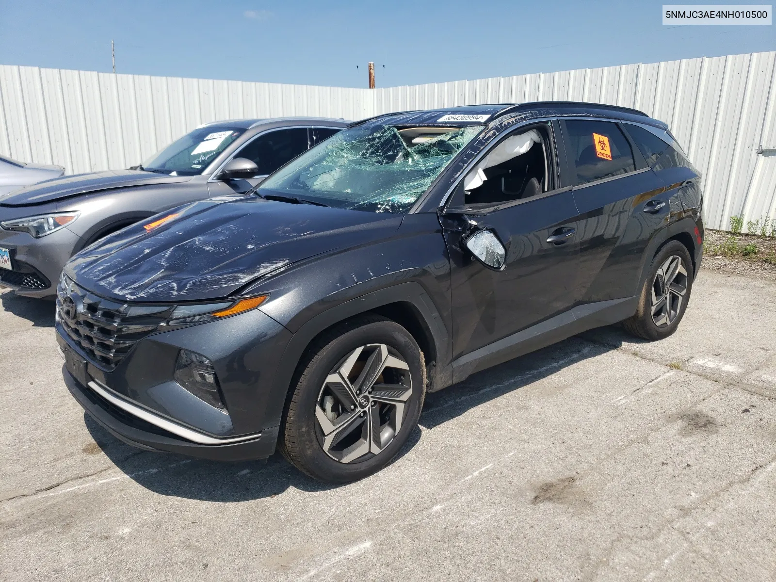 2022 Hyundai Tucson Sel VIN: 5NMJC3AE4NH010500 Lot: 66430994