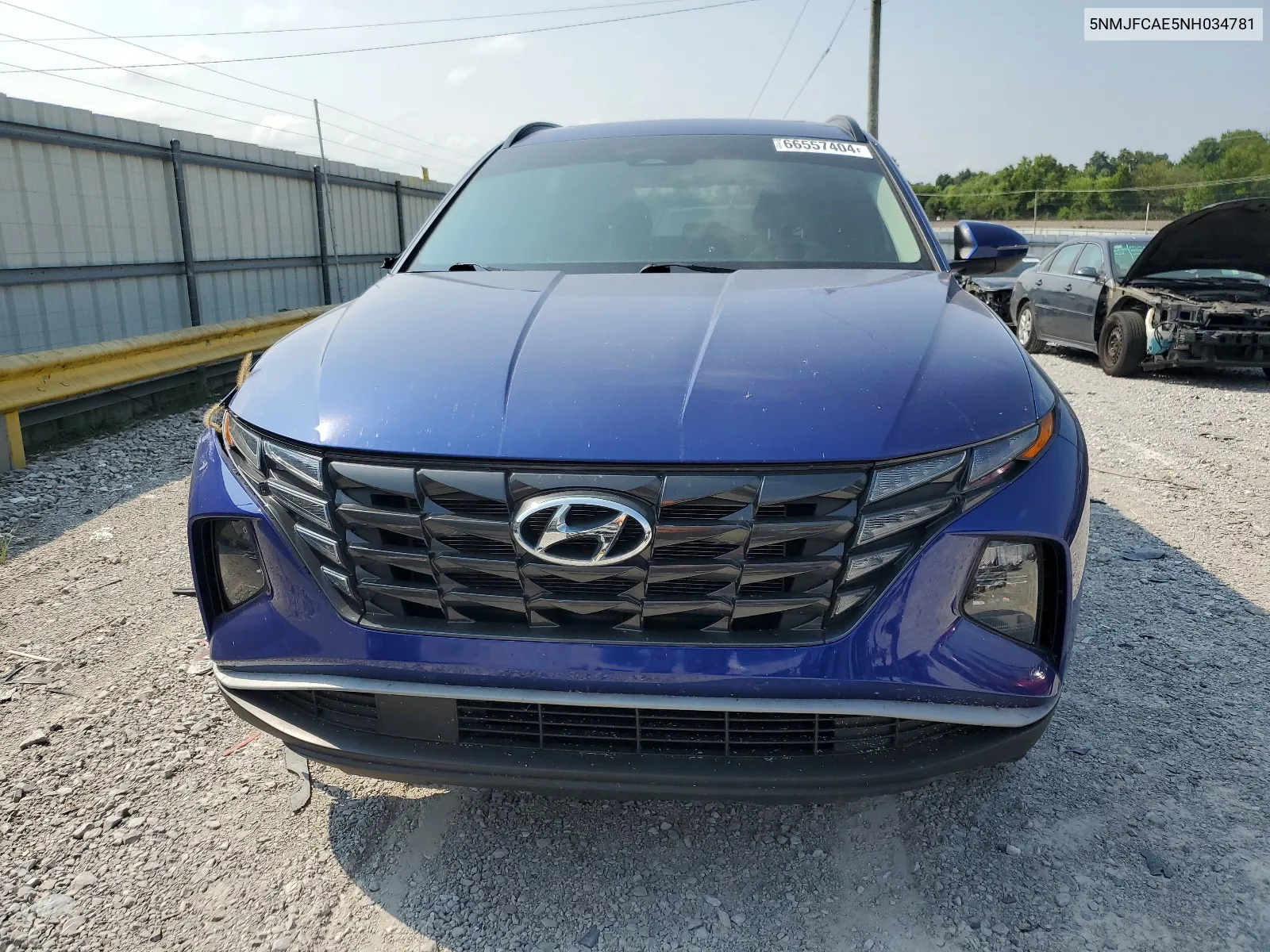 2022 Hyundai Tucson Sel VIN: 5NMJFCAE5NH034781 Lot: 66557404