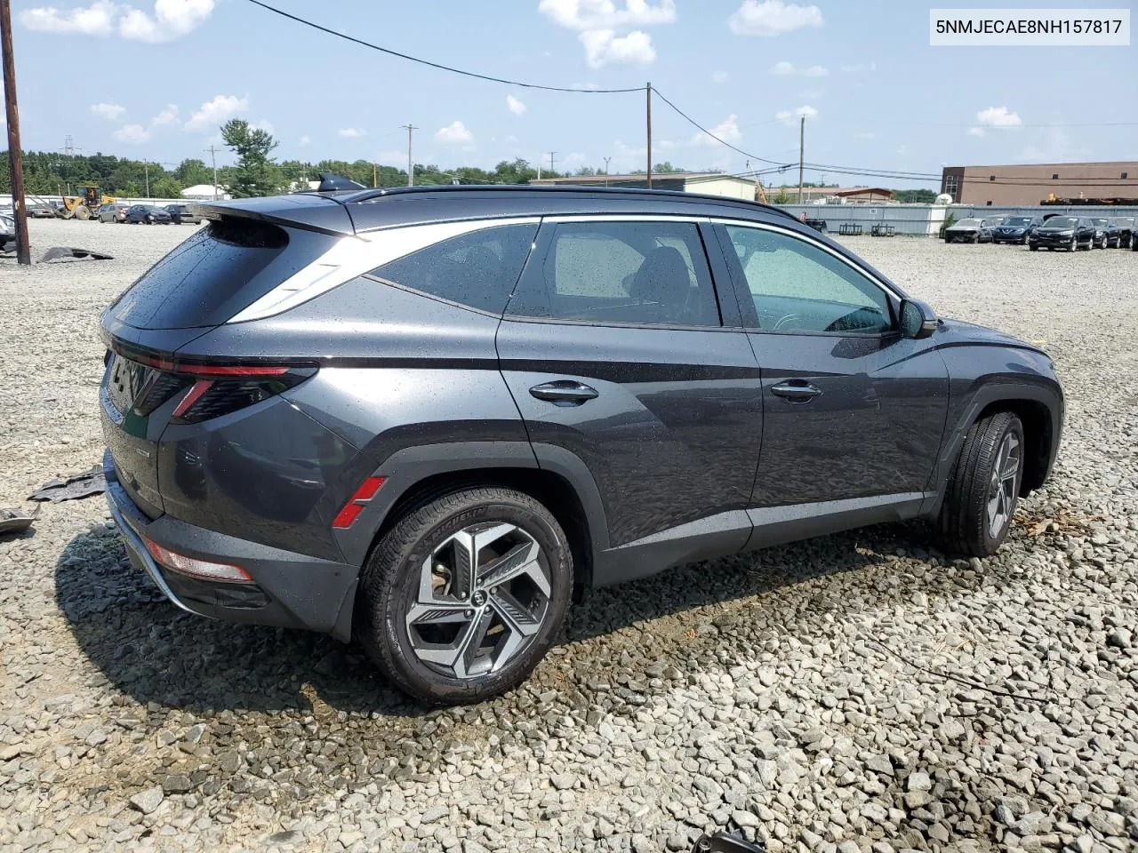 2022 Hyundai Tucson Limited VIN: 5NMJECAE8NH157817 Lot: 67404944