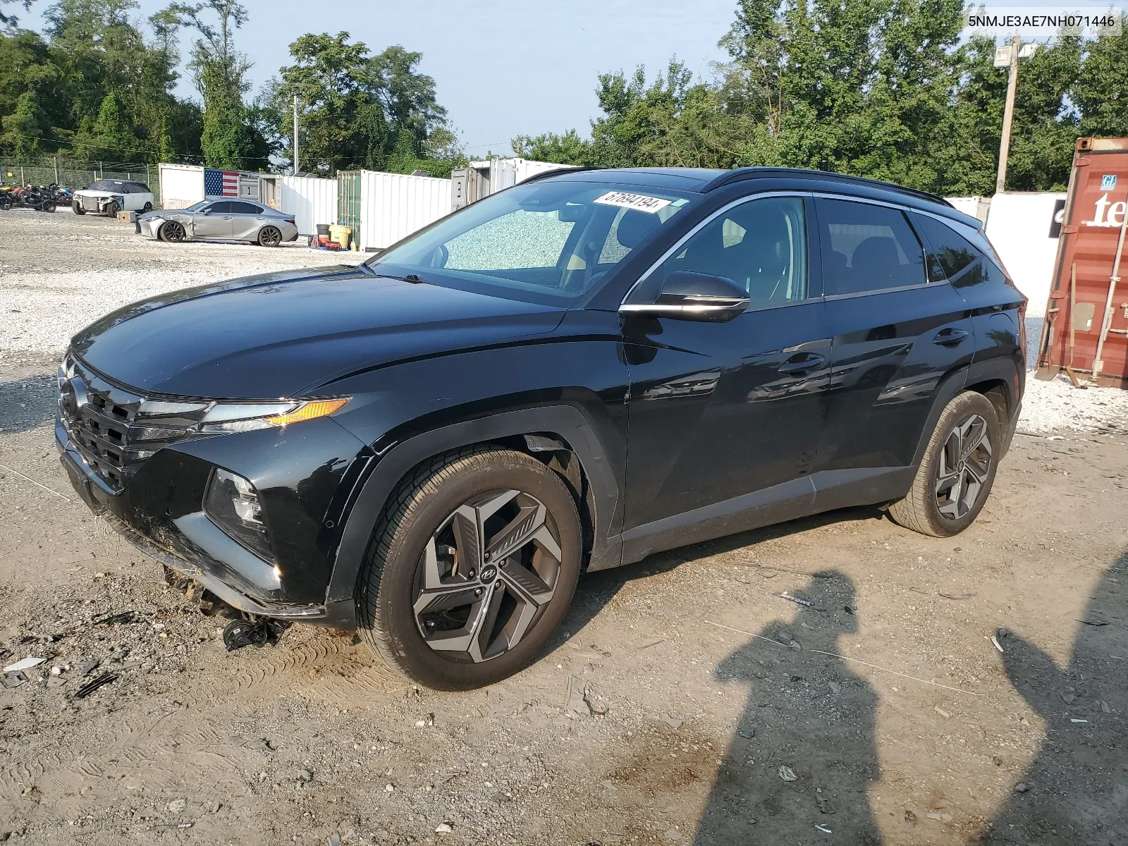 2022 Hyundai Tucson Limited VIN: 5NMJE3AE7NH071446 Lot: 67694194