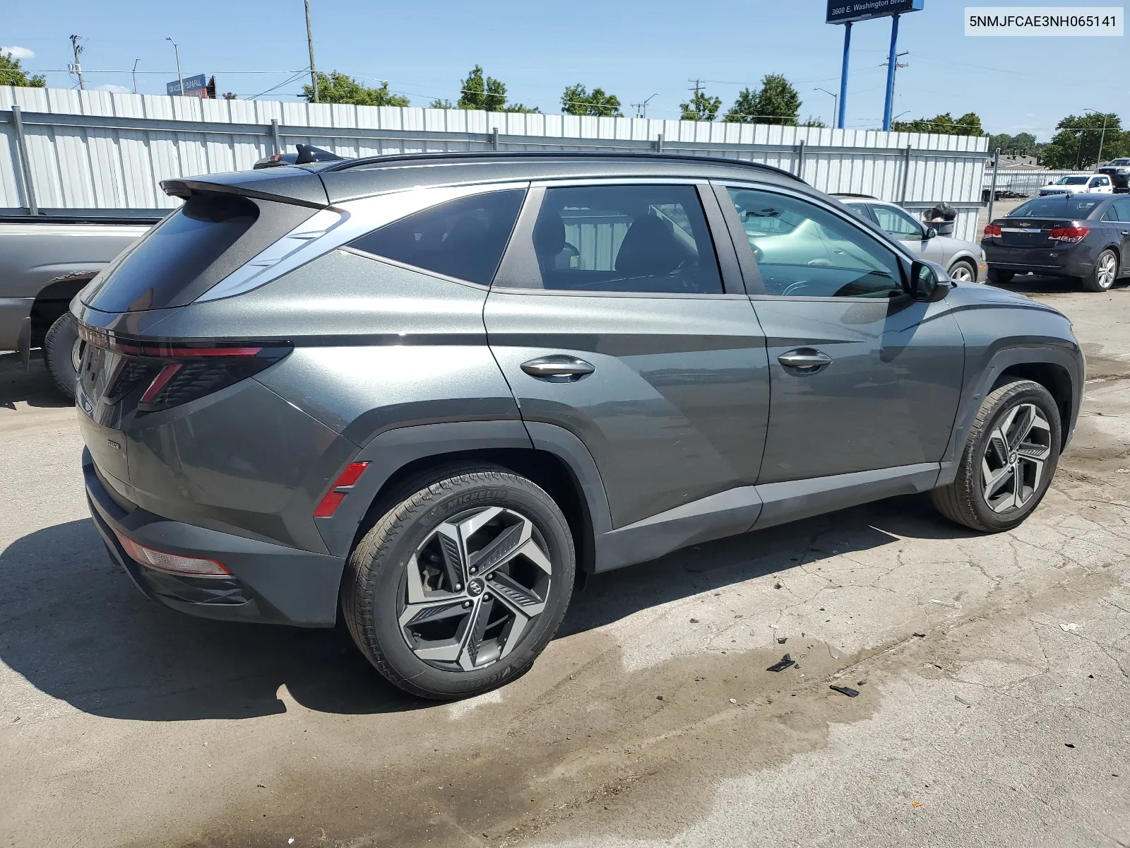 2022 Hyundai Tucson Sel VIN: 5NMJFCAE3NH065141 Lot: 68173914