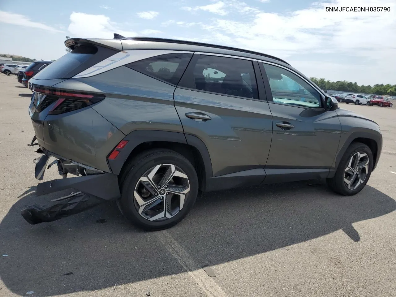 2022 Hyundai Tucson Sel VIN: 5NMJFCAE0NH035790 Lot: 68274444