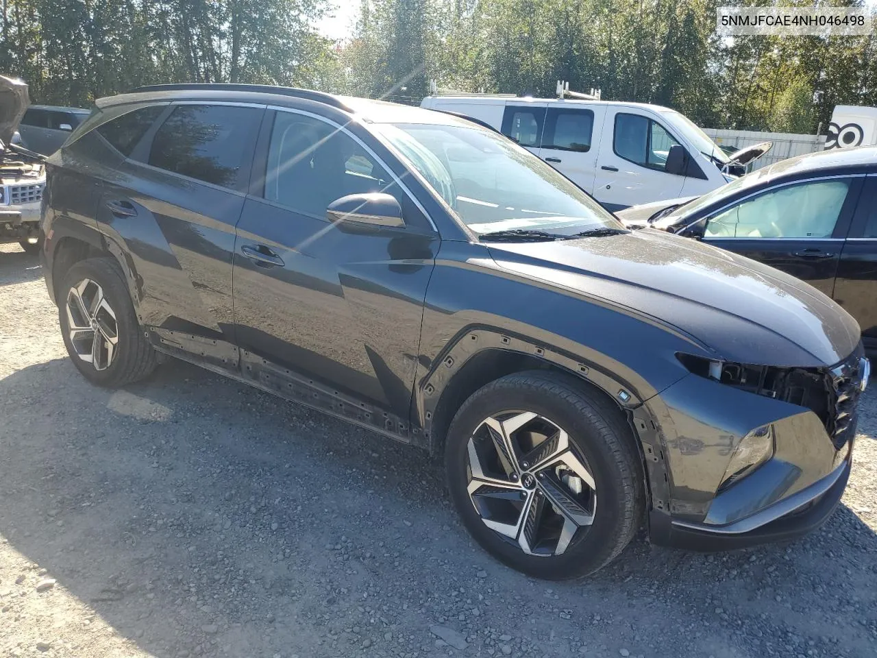 2022 Hyundai Tucson Sel VIN: 5NMJFCAE4NH046498 Lot: 68278304