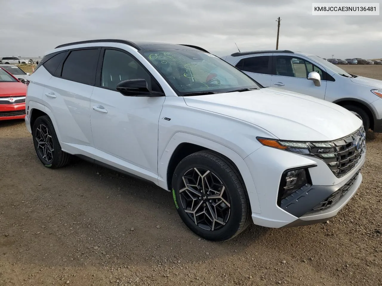 2022 Hyundai Tucson Sel VIN: KM8JCCAE3NU136481 Lot: 68487024