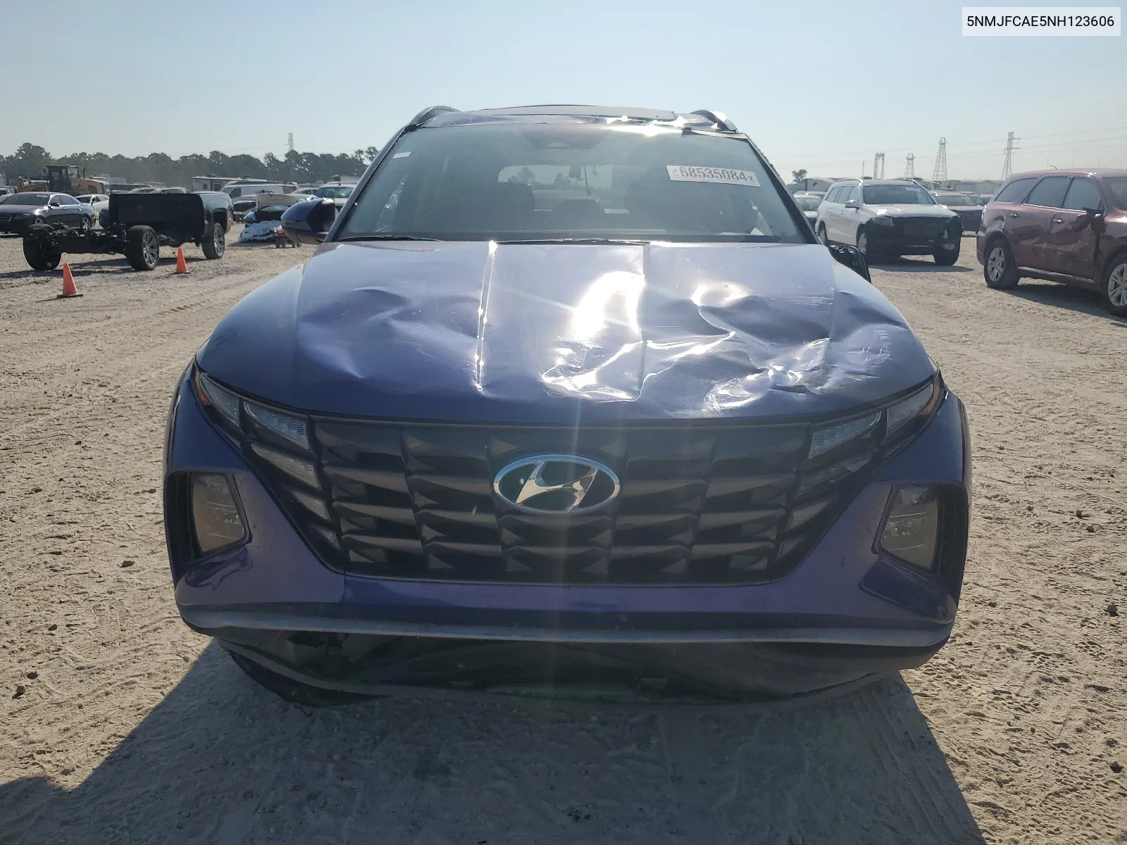 2022 Hyundai Tucson Sel VIN: 5NMJFCAE5NH123606 Lot: 68535084