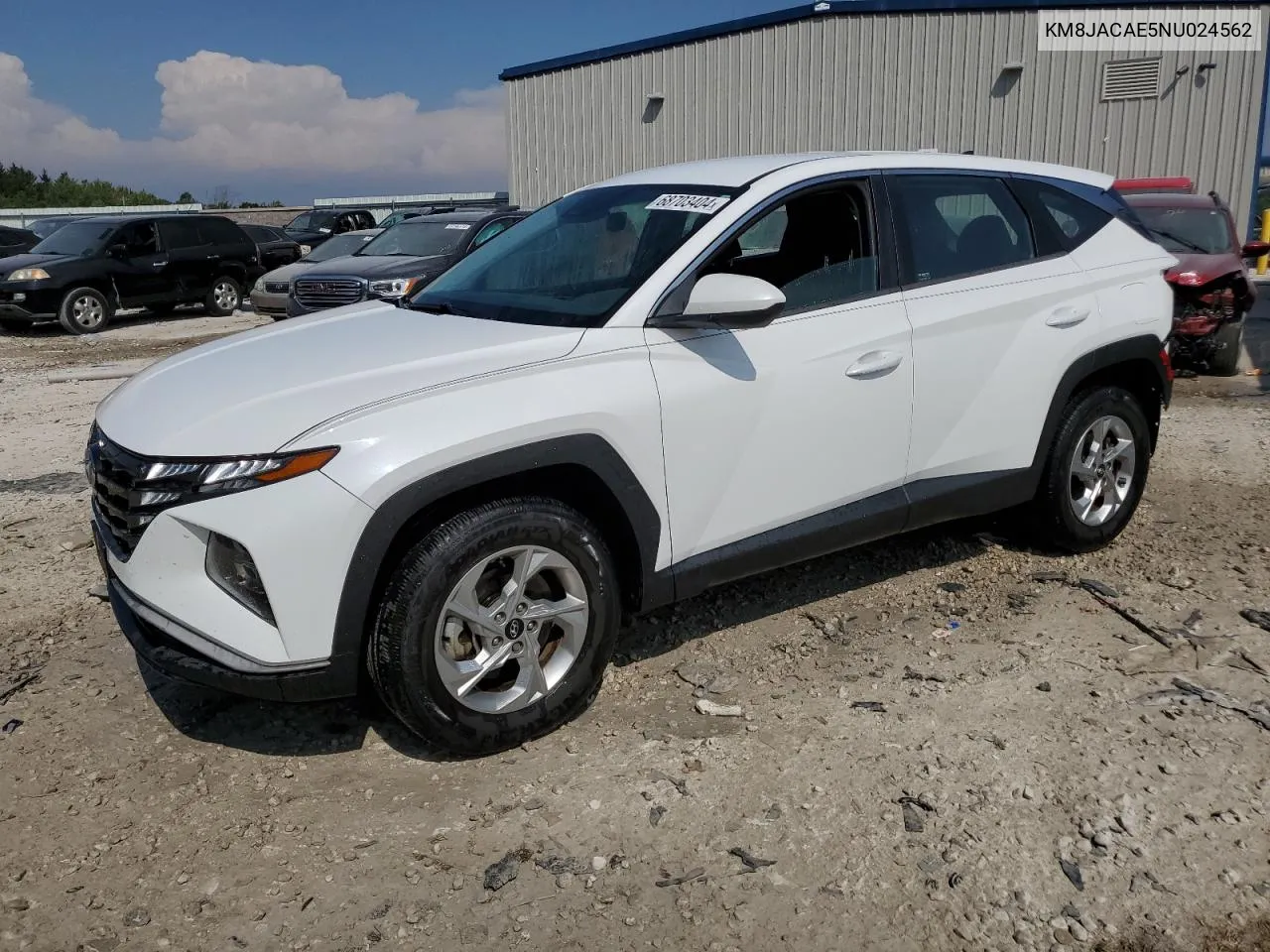 2022 Hyundai Tucson Se VIN: KM8JACAE5NU024562 Lot: 68703404