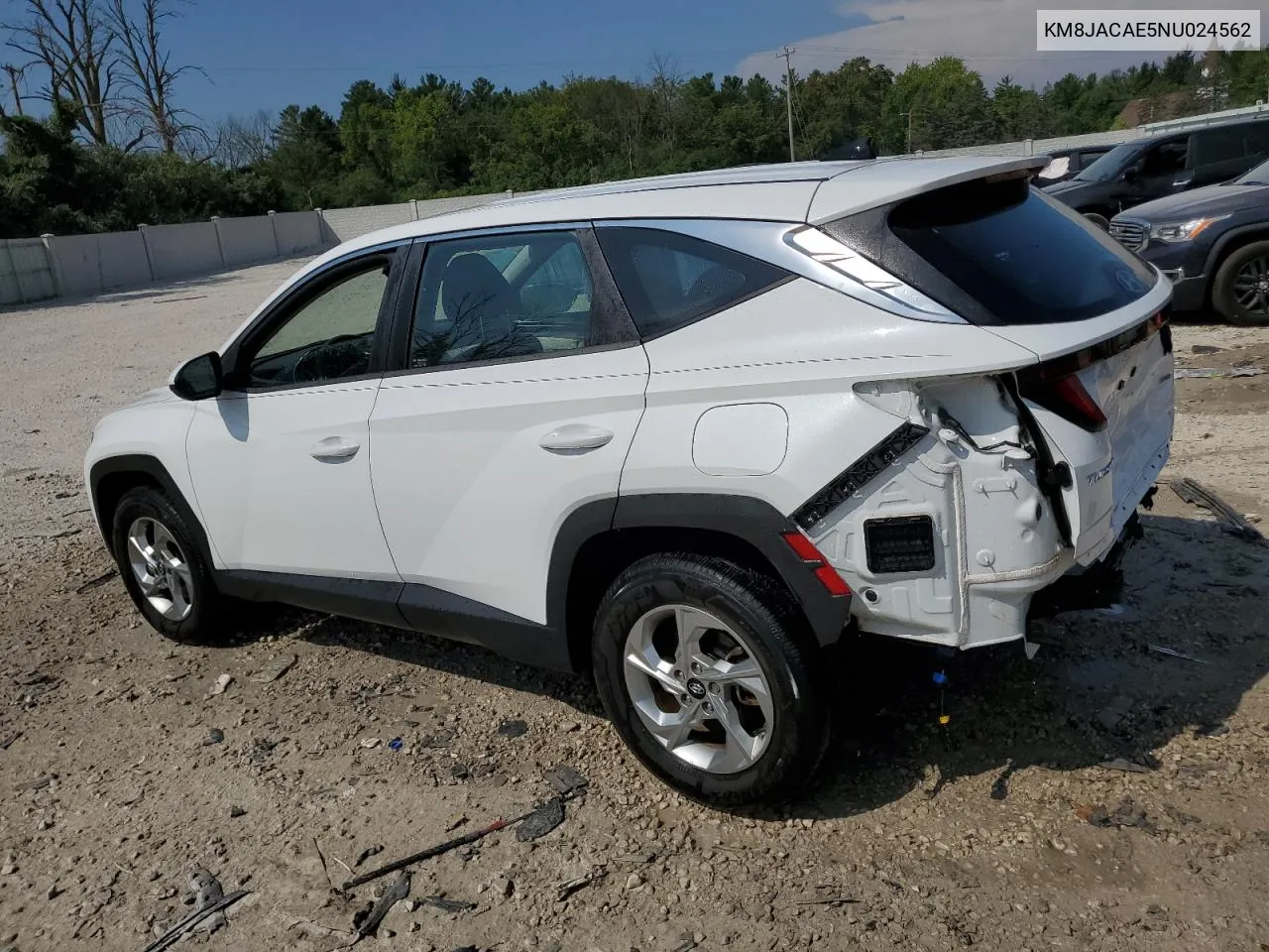 2022 Hyundai Tucson Se VIN: KM8JACAE5NU024562 Lot: 68703404