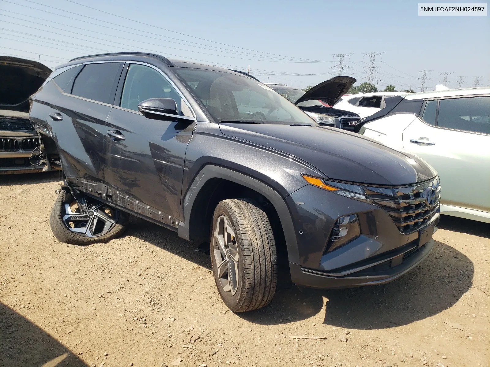 2022 Hyundai Tucson Limited VIN: 5NMJECAE2NH024597 Lot: 68751004