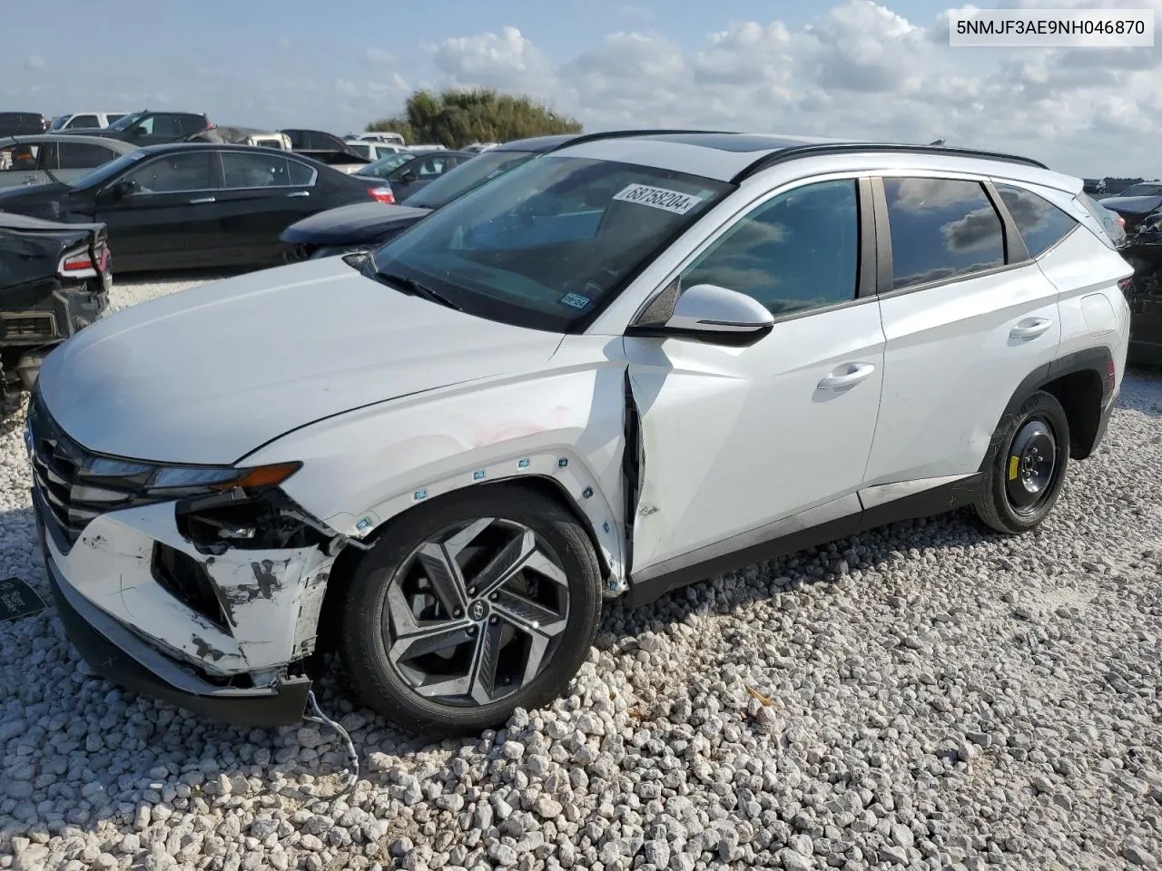 5NMJF3AE9NH046870 2022 Hyundai Tucson Sel