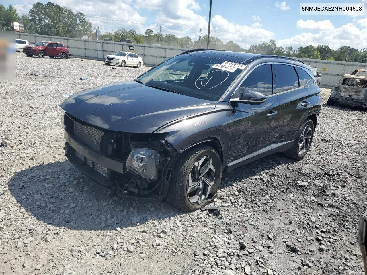 2022 Hyundai Tucson Limited VIN: 5NMJECAE2NH004608 Lot: 68869424