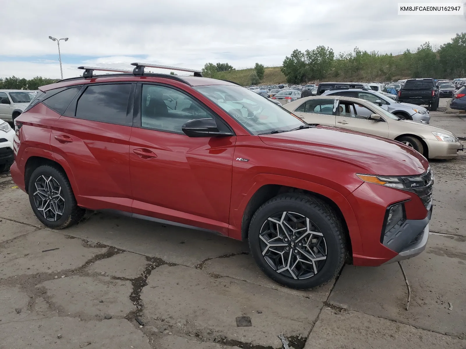 2022 Hyundai Tucson N Line VIN: KM8JFCAE0NU162947 Lot: 68936624