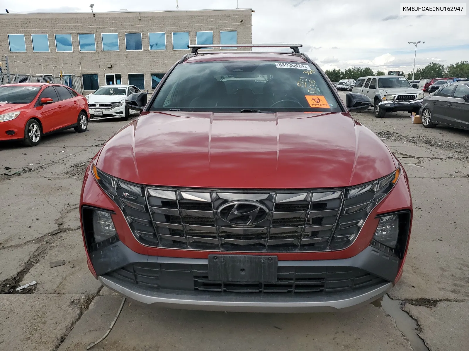 2022 Hyundai Tucson N Line VIN: KM8JFCAE0NU162947 Lot: 68936624