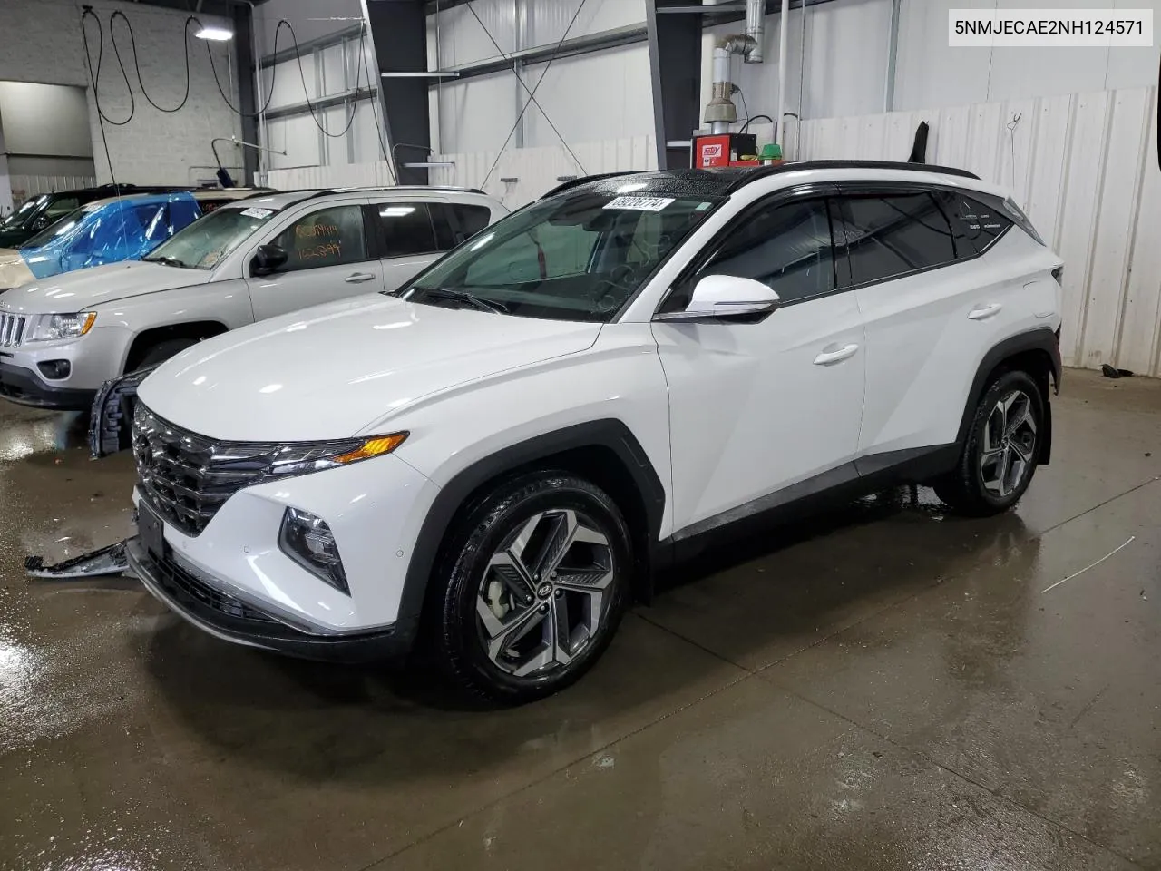 2022 Hyundai Tucson Limited VIN: 5NMJECAE2NH124571 Lot: 69226774