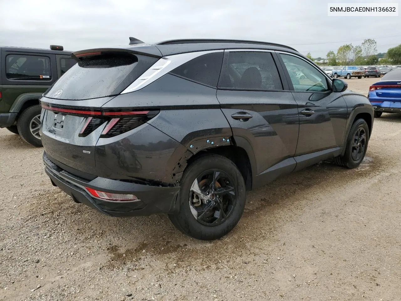 2022 Hyundai Tucson Sel VIN: 5NMJBCAE0NH136632 Lot: 69273154