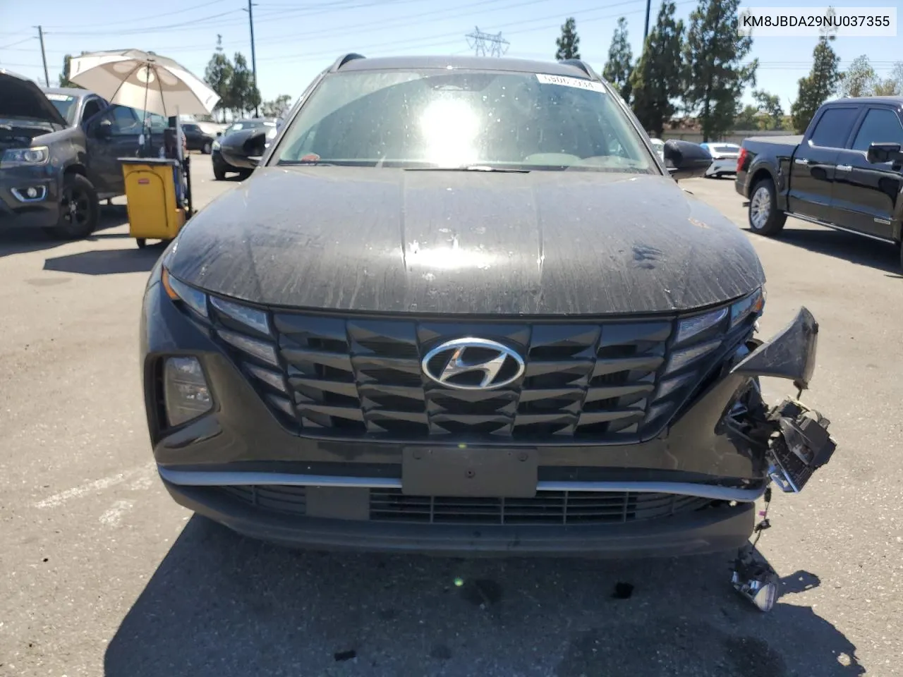 2022 Hyundai Tucson Sel VIN: KM8JBDA29NU037355 Lot: 69338414