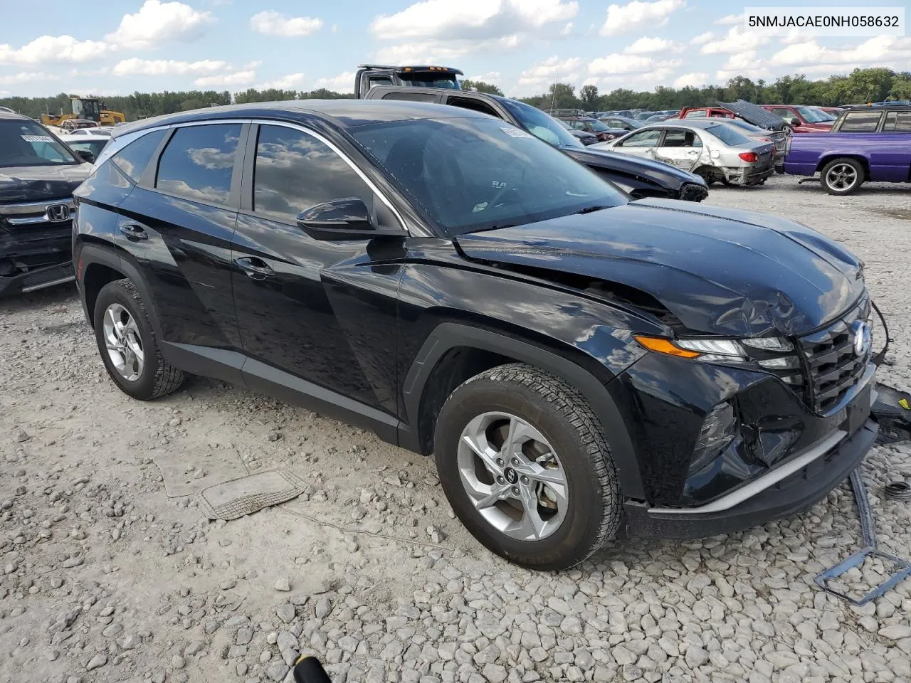 2022 Hyundai Tucson Se VIN: 5NMJACAE0NH058632 Lot: 69801394