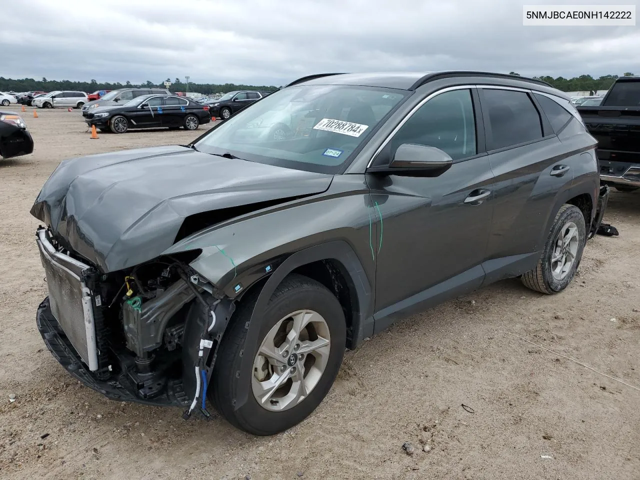 2022 Hyundai Tucson Sel VIN: 5NMJBCAE0NH142222 Lot: 70288784