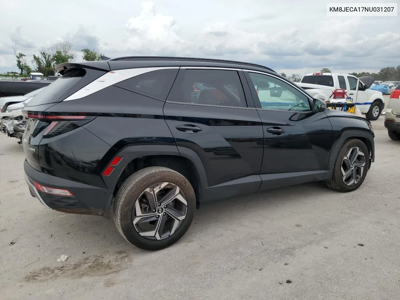 2022 Hyundai Tucson Limited VIN: KM8JECA17NU031207 Lot: 71355804