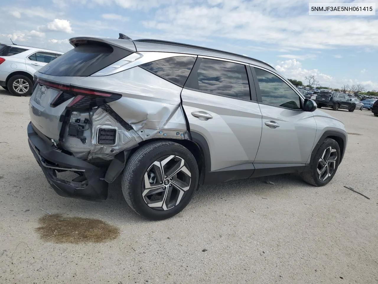 2022 Hyundai Tucson Sel VIN: 5NMJF3AE5NH061415 Lot: 71458954