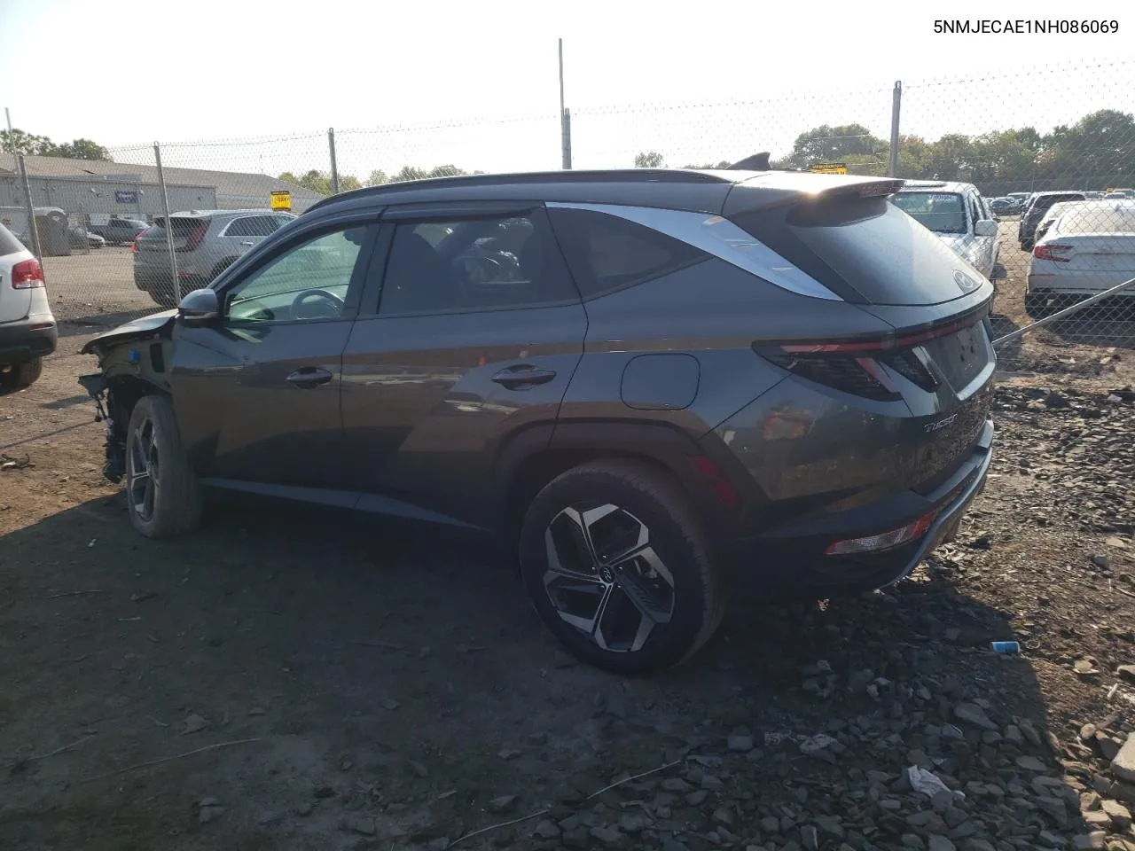 2022 Hyundai Tucson Limited VIN: 5NMJECAE1NH086069 Lot: 71555604