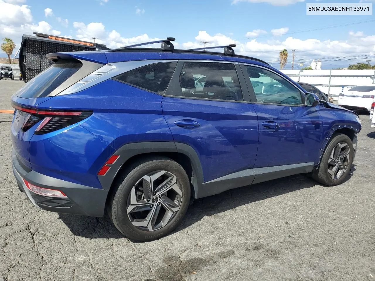 2022 Hyundai Tucson Sel VIN: 5NMJC3AE0NH133971 Lot: 71680134