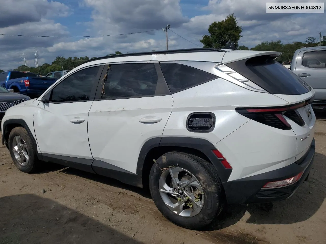 2022 Hyundai Tucson Sel VIN: 5NMJB3AE0NH004812 Lot: 71742844