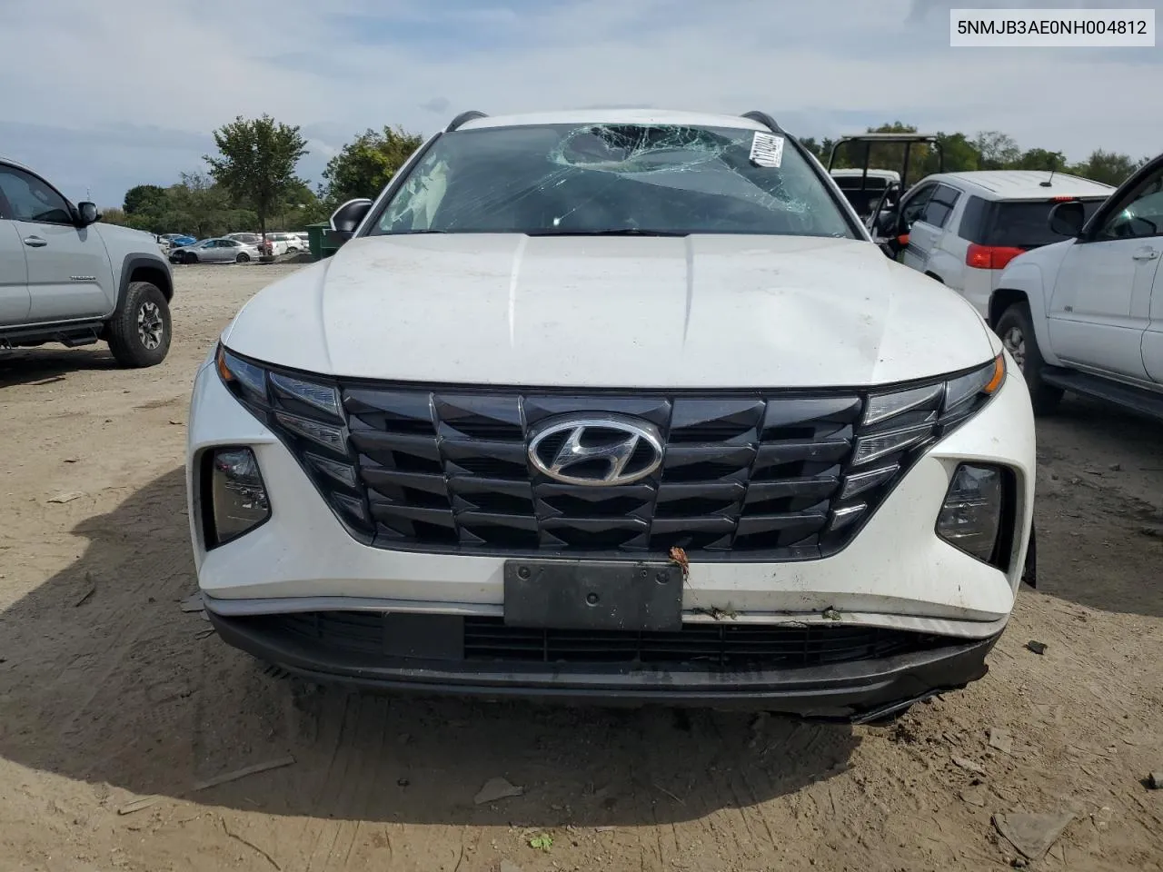 2022 Hyundai Tucson Sel VIN: 5NMJB3AE0NH004812 Lot: 71742844