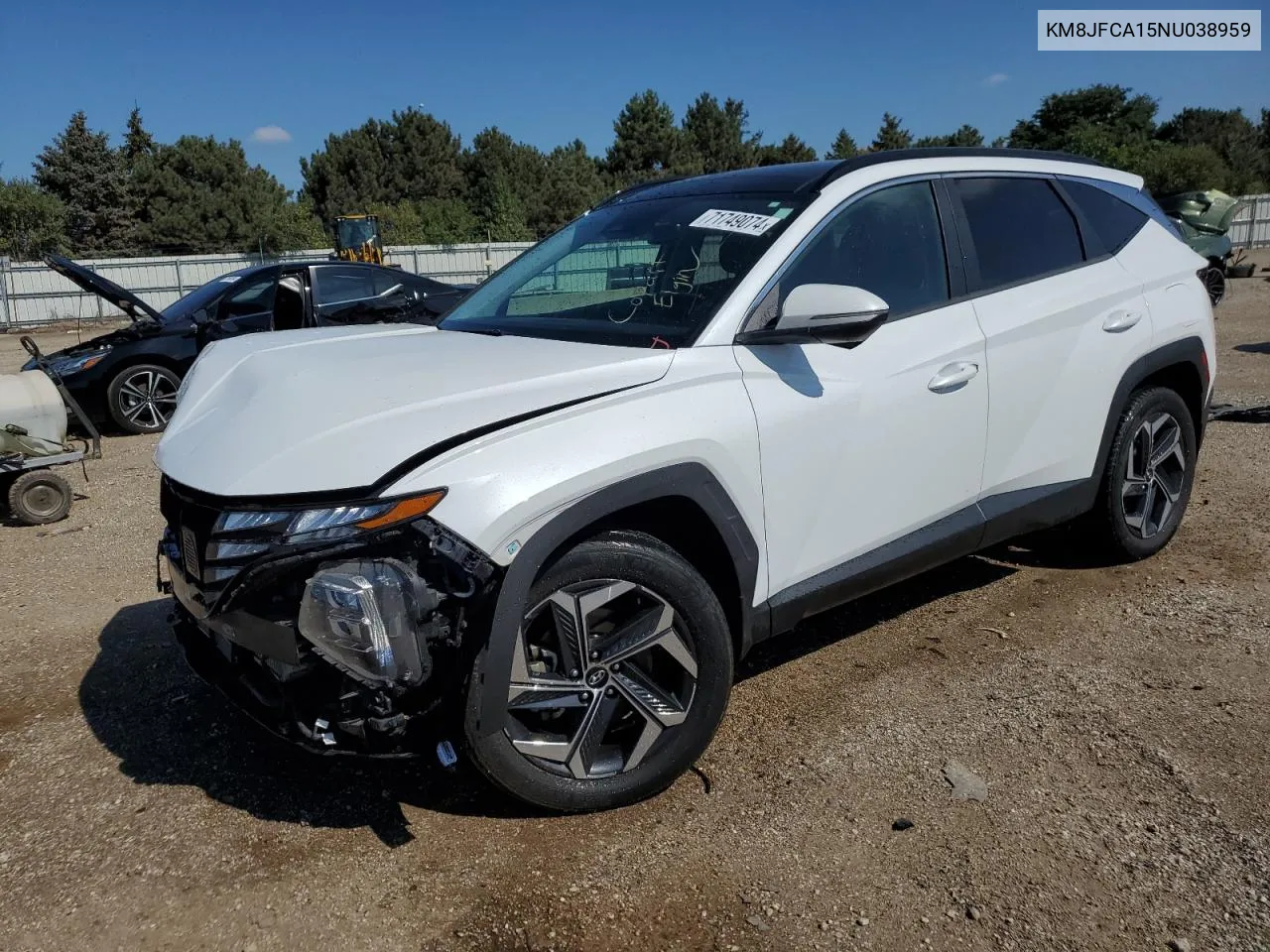 2022 Hyundai Tucson Sel Convenience VIN: KM8JFCA15NU038959 Lot: 71749074