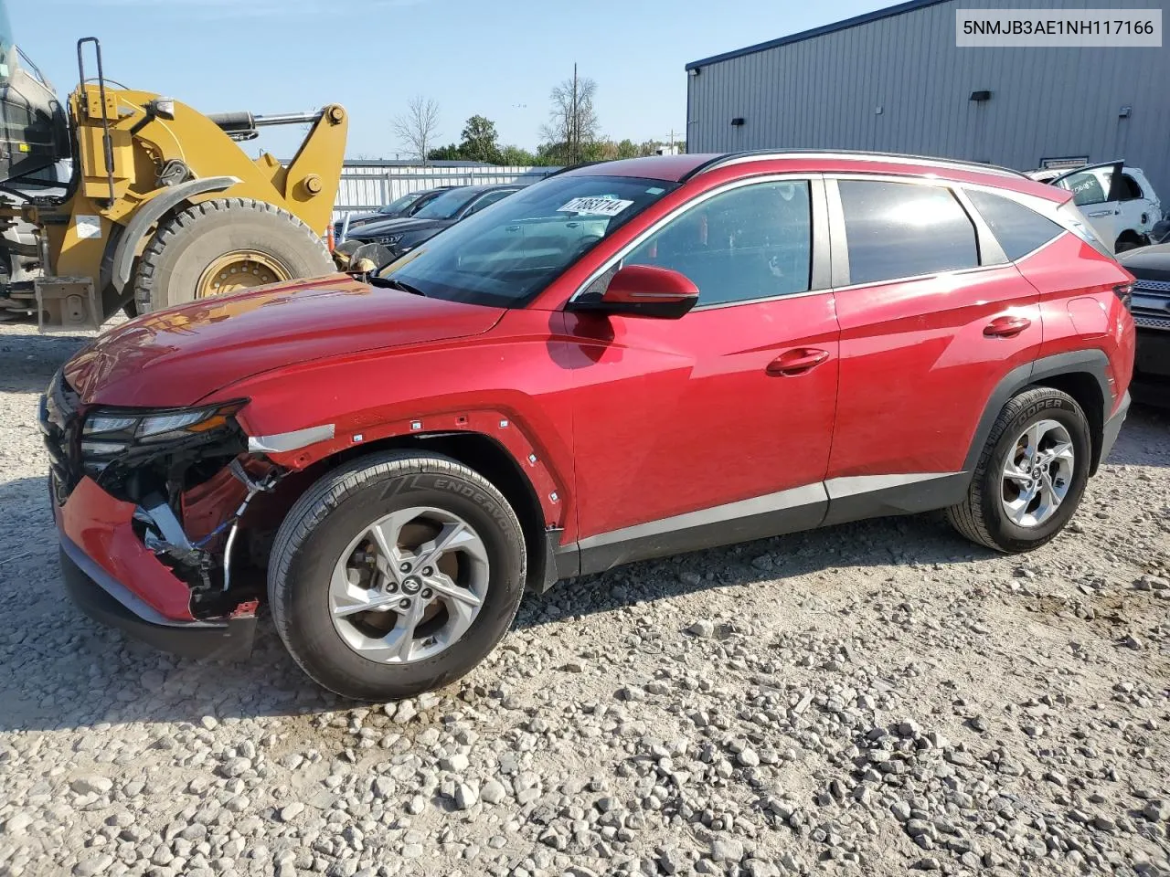 5NMJB3AE1NH117166 2022 Hyundai Tucson Sel