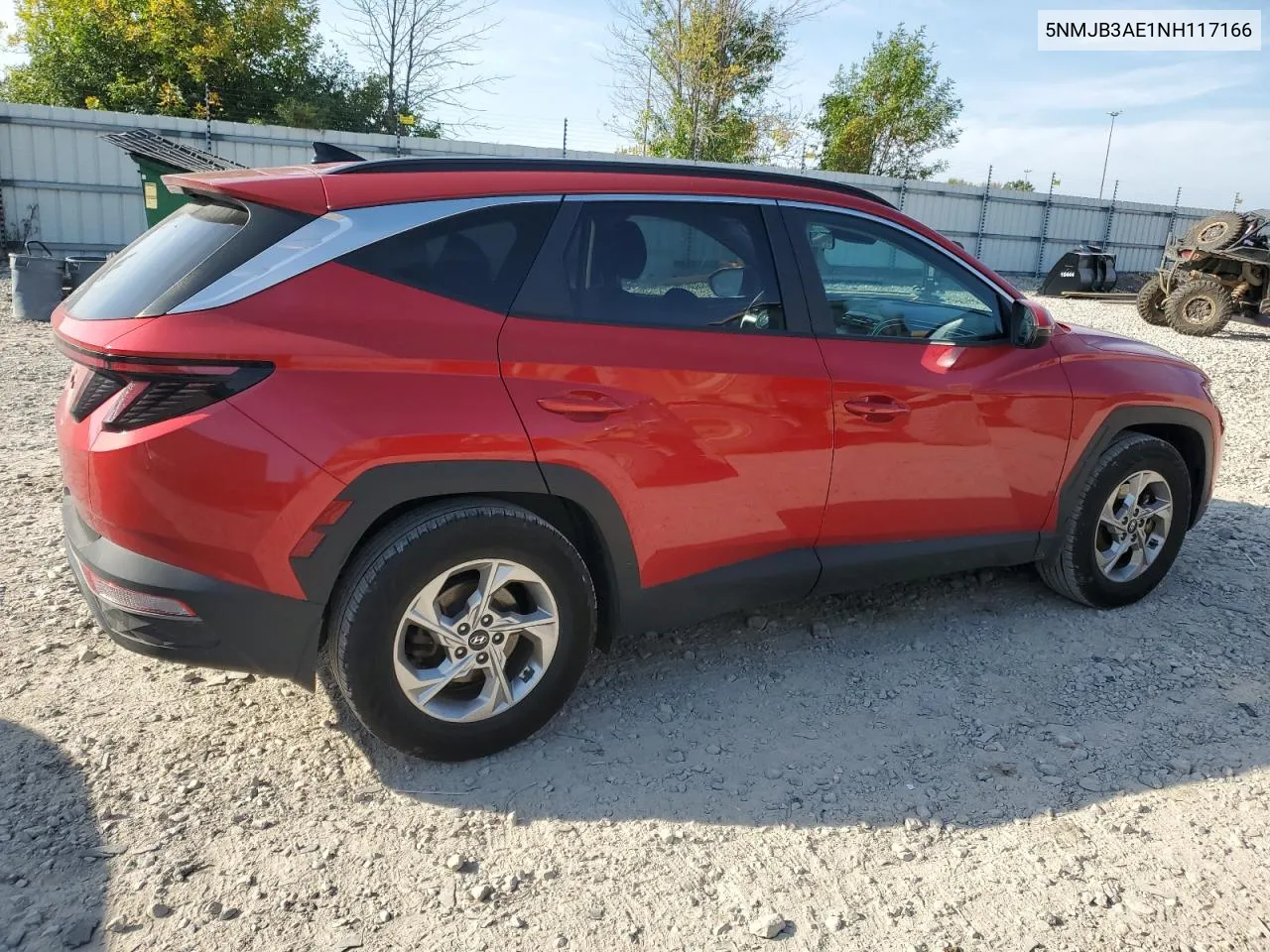 2022 Hyundai Tucson Sel VIN: 5NMJB3AE1NH117166 Lot: 71863714