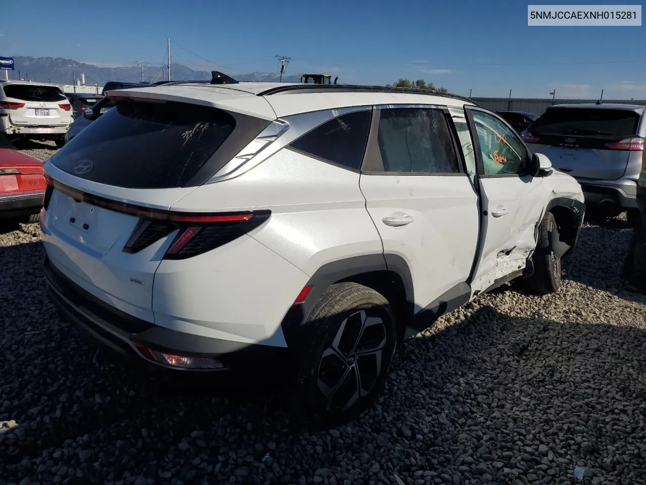 2022 Hyundai Tucson Sel VIN: 5NMJCCAEXNH015281 Lot: 71978574