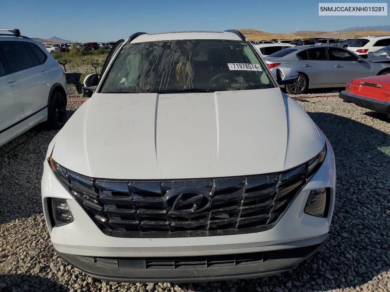 2022 Hyundai Tucson Sel VIN: 5NMJCCAEXNH015281 Lot: 71978574