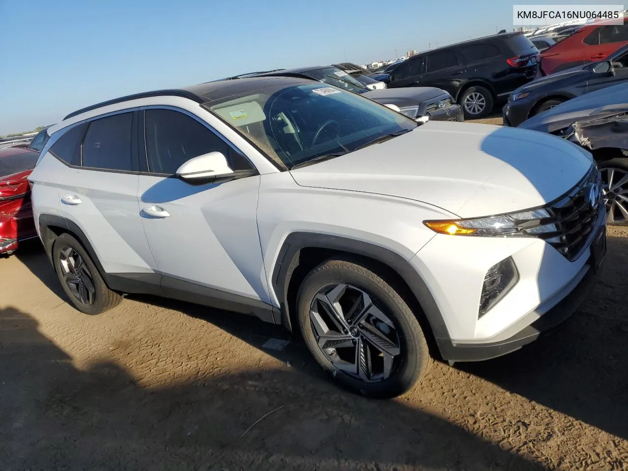 2022 Hyundai Tucson Sel Convenience VIN: KM8JFCA16NU064485 Lot: 72406894