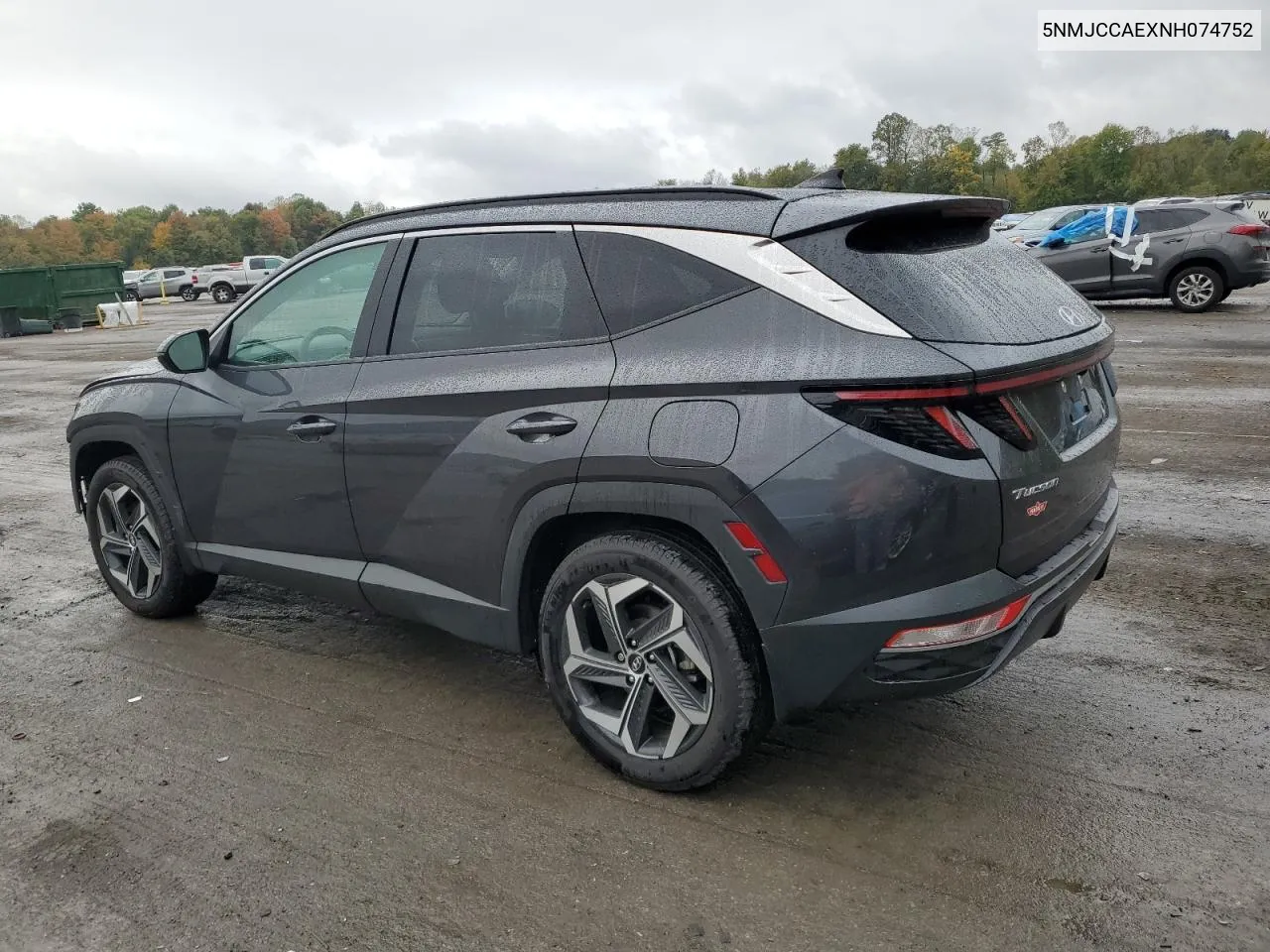 2022 Hyundai Tucson Sel VIN: 5NMJCCAEXNH074752 Lot: 72512804