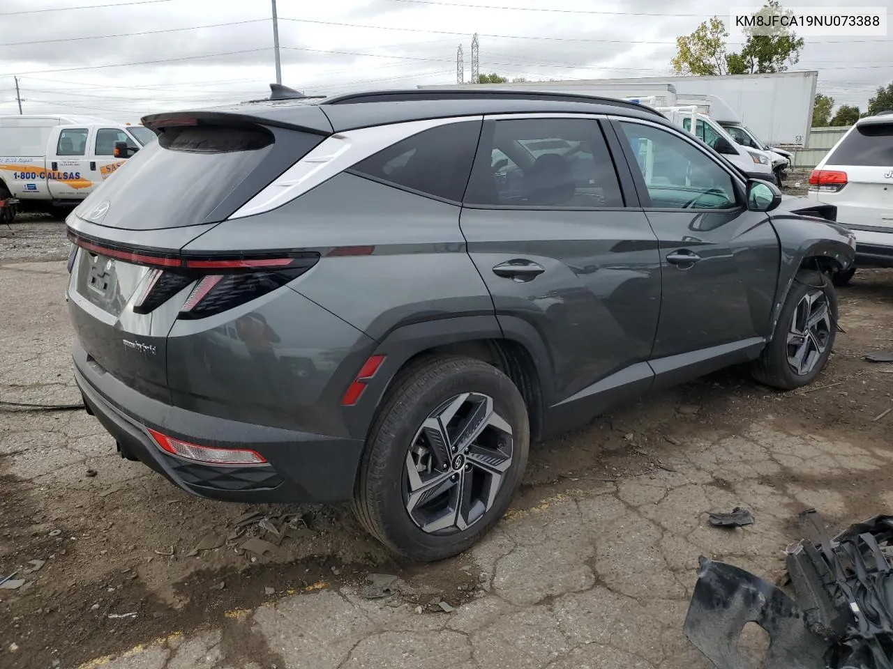 2022 Hyundai Tucson Sel Convenience VIN: KM8JFCA19NU073388 Lot: 72513854