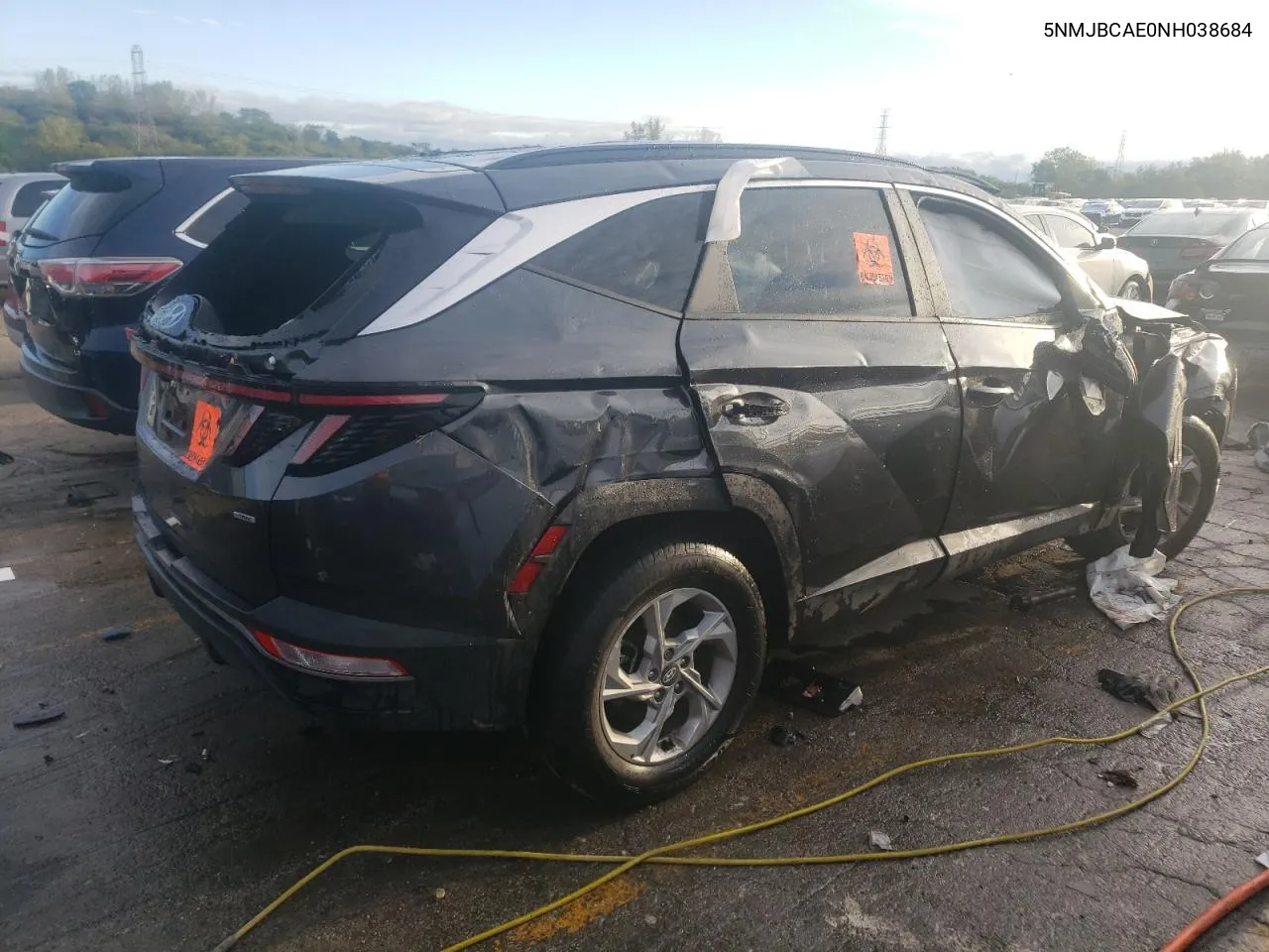 2022 Hyundai Tucson Sel VIN: 5NMJBCAE0NH038684 Lot: 72583704